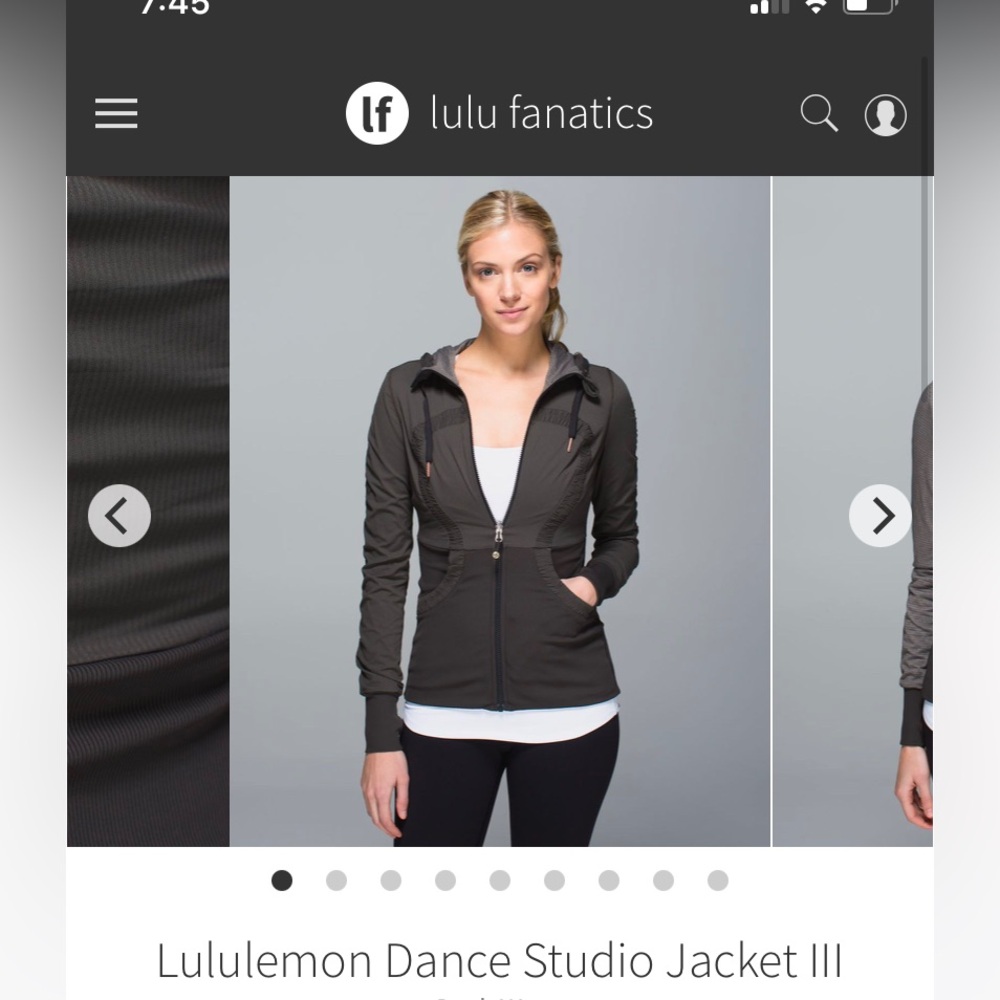 Lululemon Dance Studio Jacket lll